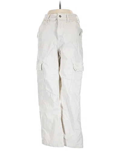 Pre-owned Hollister Cargo Pants In Ivory