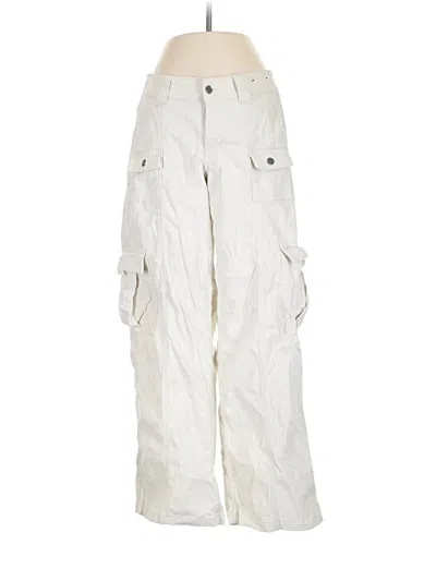 Pre-owned Hollister Cargo Pants In Ivory