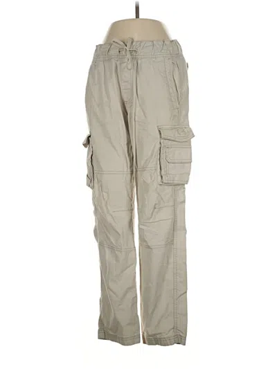 Pre-owned Hollister Cargo Pants In Tan