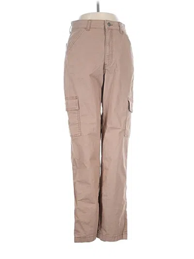 Pre-owned Hollister Cargo Pants In Tan