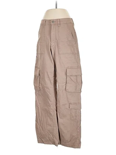 Pre-owned Hollister Cargo Pants In Tan
