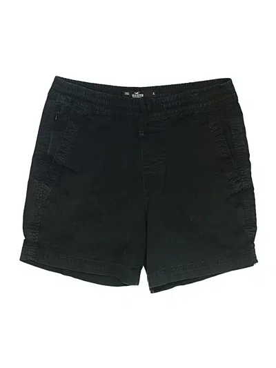 Pre-owned Hollister Cargo Shorts In Black
