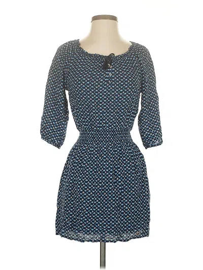 Pre-owned Hollister Casual Dress In Blue