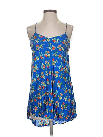 Pre-owned Hollister Casual Dress In Blue