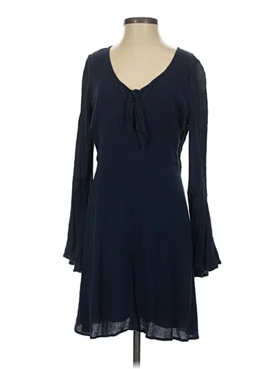 Pre-owned Hollister Casual Dress In Blue
