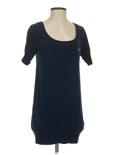 Pre-owned Hollister Casual Dress In Blue