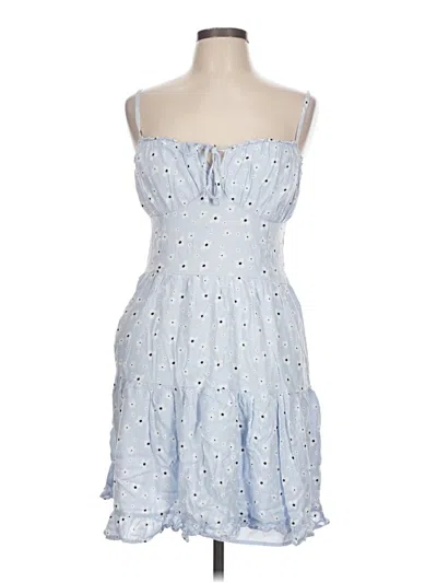 Pre-owned Hollister Casual Dress In Blue