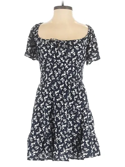 Pre-owned Hollister Casual Dress In Blue