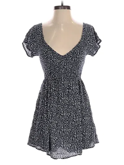 Pre-owned Hollister Casual Dress In Blue