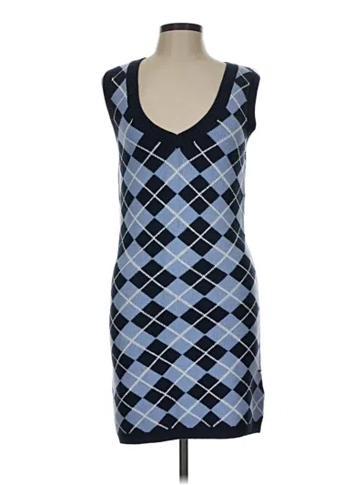 Pre-owned Hollister Casual Dress In Blue