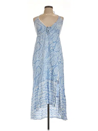 Pre-owned Hollister Casual Dress In Blue