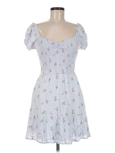Pre-owned Hollister Casual Dress In Blue