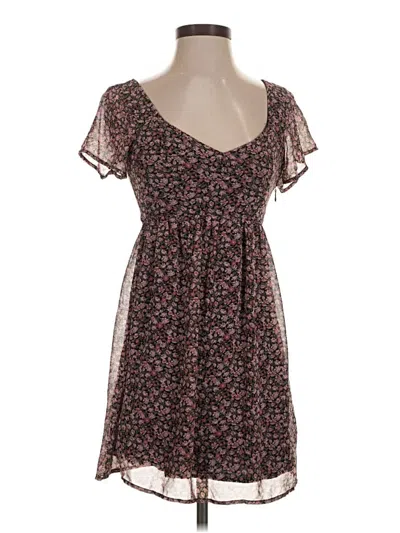 Pre-owned Hollister Casual Dress In Brown