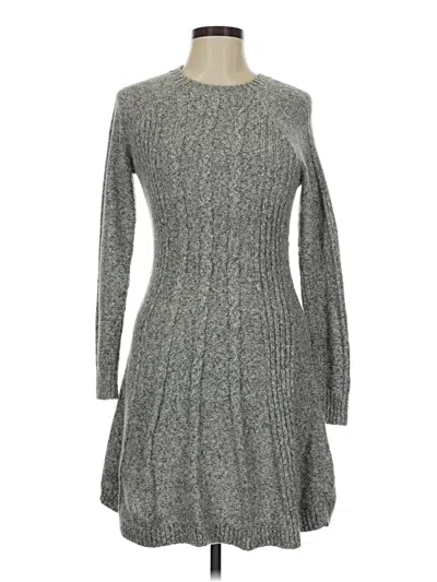 Pre-owned Hollister Casual Dress In Gray