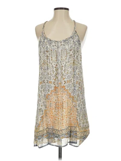 Pre-owned Hollister Casual Dress In Gray