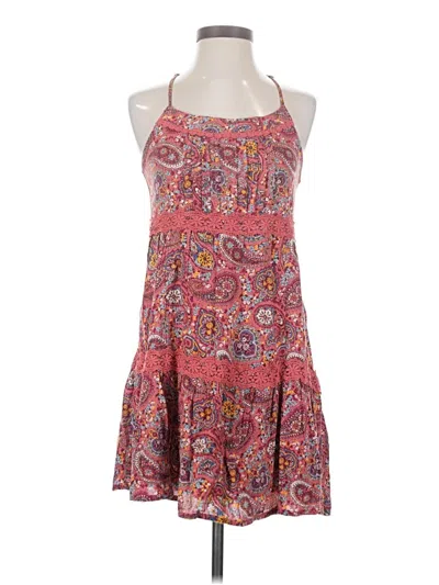 Pre-owned Hollister Casual Dress In Pink