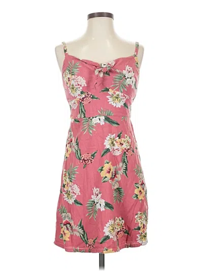 Pre-owned Hollister Casual Dress In Pink