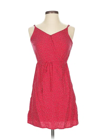 Pre-owned Hollister Casual Dress In Red