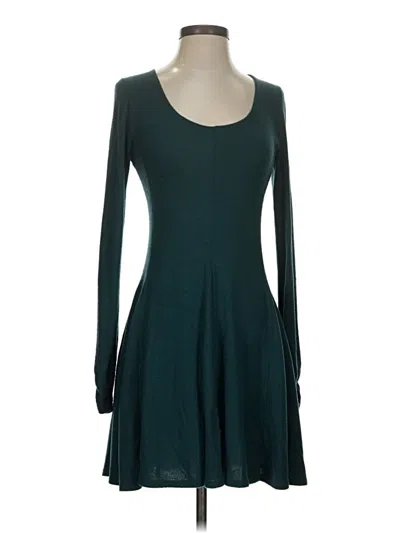 Pre-owned Hollister Casual Dress In Teal