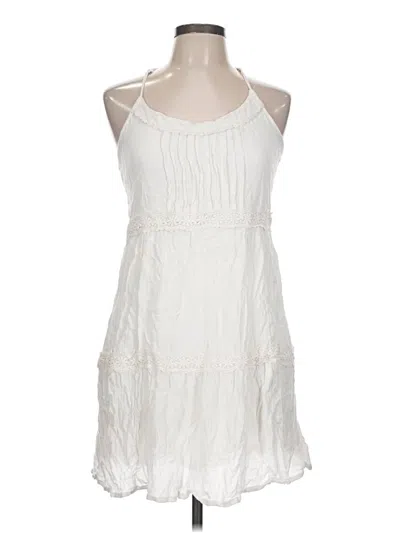 Pre-owned Hollister Casual Dress In White