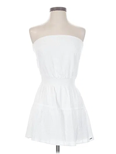 Pre-owned Hollister Casual Dress In White