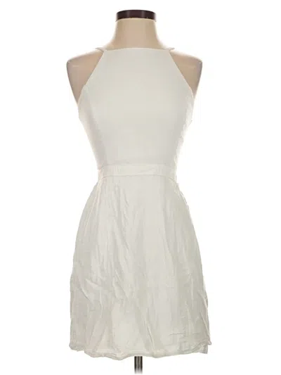 Pre-owned Hollister Casual Dress In White