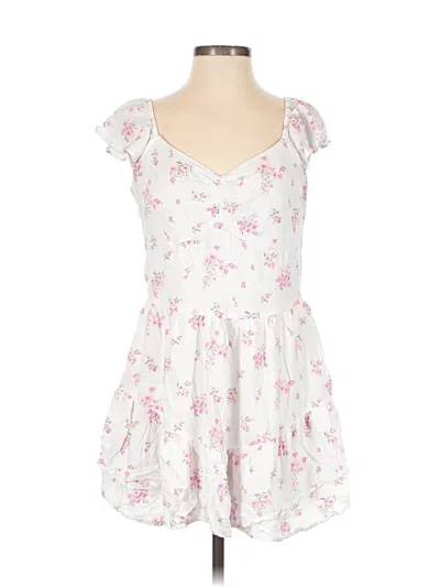Pre-owned Hollister Casual Dress In White