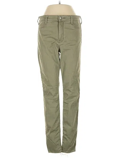 Pre-owned Hollister Casual Pants In Green
