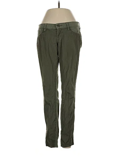 Pre-owned Hollister Casual Pants In Green