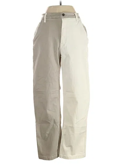 Pre-owned Hollister Casual Pants In Ivory