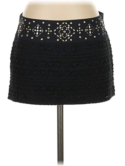 Pre-owned Hollister Casual Skirt In Black