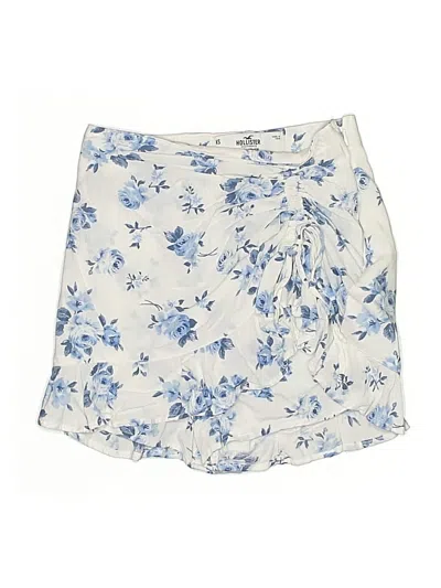Pre-owned Hollister Casual Skirt In Blue