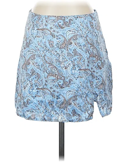 Pre-owned Hollister Casual Skirt In Blue