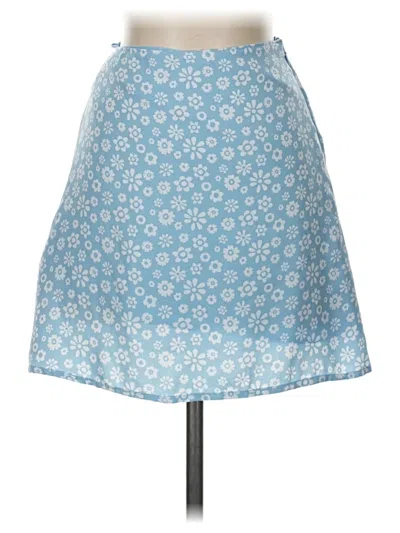 Pre-owned Hollister Casual Skirt In Blue