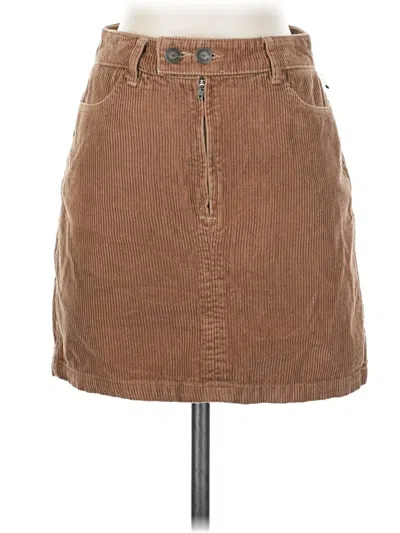 Pre-owned Hollister Casual Skirt In Brown