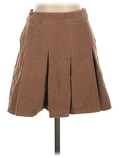 Pre-owned Hollister Casual Skirt In Brown