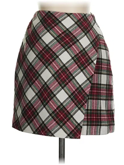 Pre-owned Hollister Casual Skirt In Burgundy