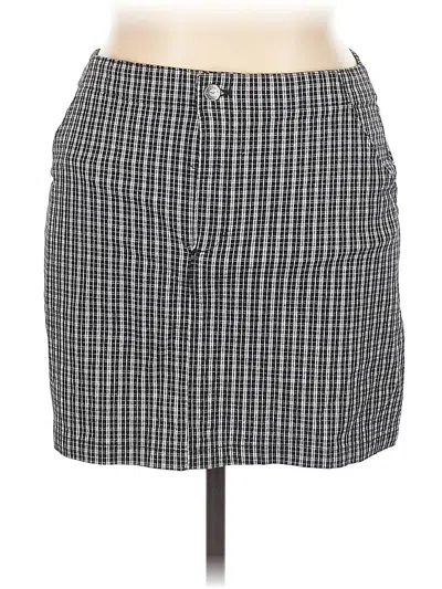 Pre-owned Hollister Casual Skirt In Gray