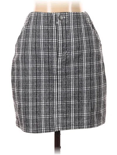 Pre-owned Hollister Casual Skirt In Gray