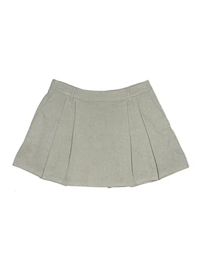 Pre-owned Hollister Casual Skirt In Gray