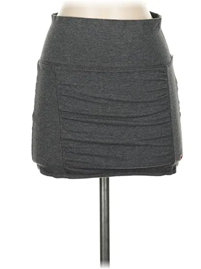 Pre-owned Hollister Casual Skirt In Gray