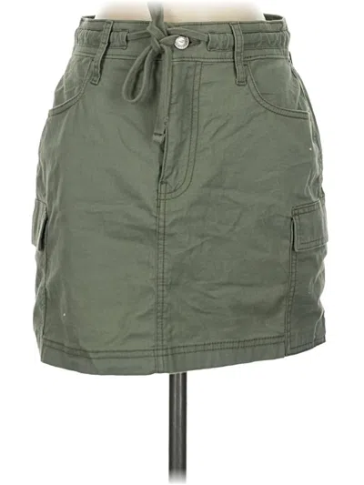 Pre-owned Hollister Casual Skirt In Green