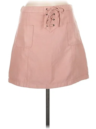 Pre-owned Hollister Casual Skirt In Pink