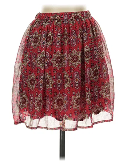Pre-owned Hollister Casual Skirt In Red