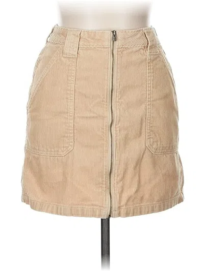 Pre-owned Hollister Casual Skirt In Tan