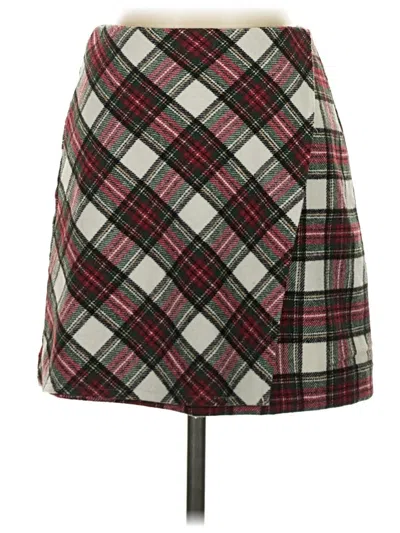 Pre-owned Hollister Casual Skirt In White