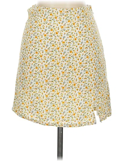 Pre-owned Hollister Casual Skirt In Yellow