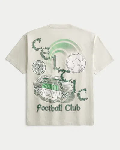 Hollister Celtic Football Club Graphic Tee In Neutral