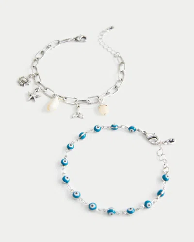 Hollister Charm Bracelet 2-pack In Multi