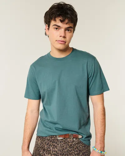 Hollister Classic Fit Crew T-shirt In Green